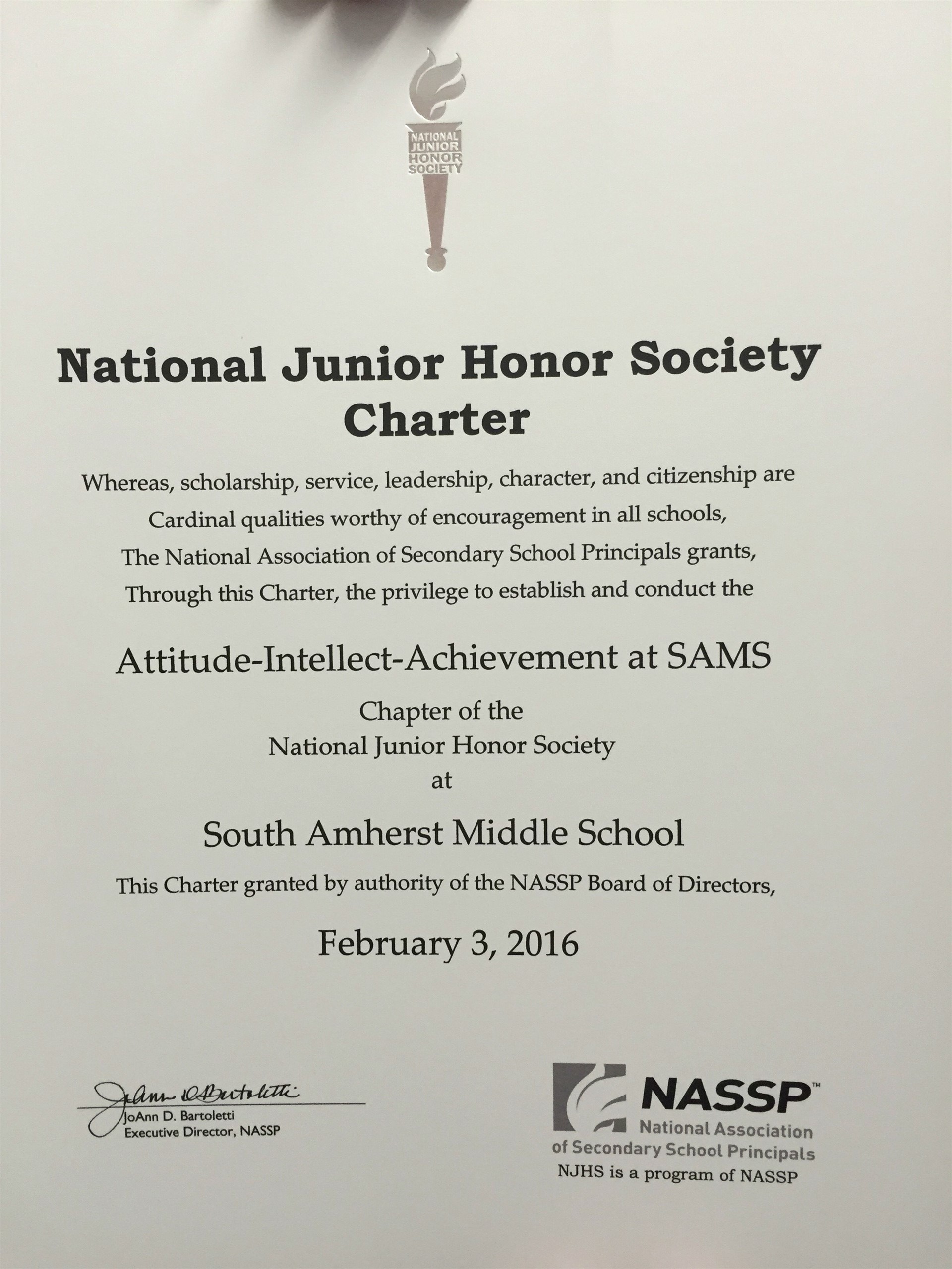 national honor junior society essay