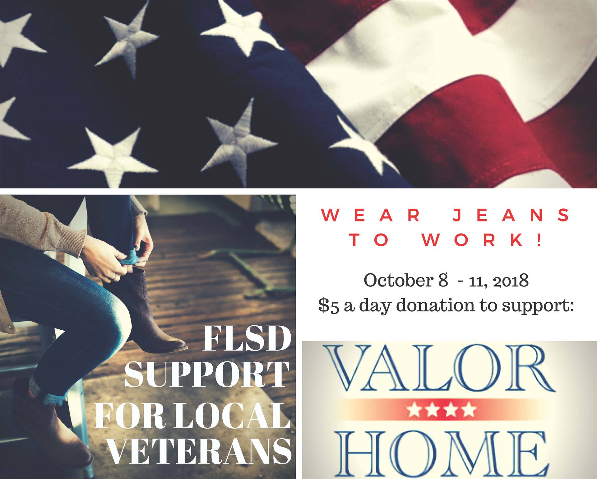 Jeans Day for Valor Home